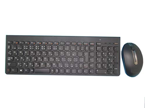 RTDpart All-in-One Desktop Computer Stummschaltung, dünn, japanische JP JA Tastatur und Maus für Lenovo B50-30 (Touch) Schwarz