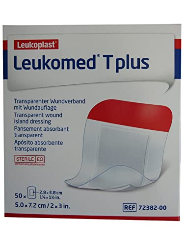 LEUKOMED transp.plus sterile Pflaster 5x7,2 cm 50 St Pflaster