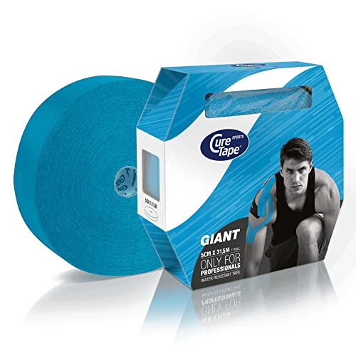 CureTape® Giant Sports Blau - Kinesiotape - + 25% Klebekraft (5cm x 31,5m)