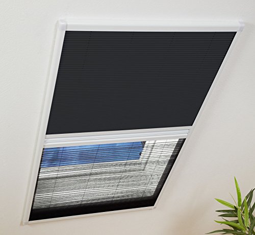 hecht international Insektenschutz-Dachfenster-Rollo, mit Plissee, BxH: 110x160 cm
