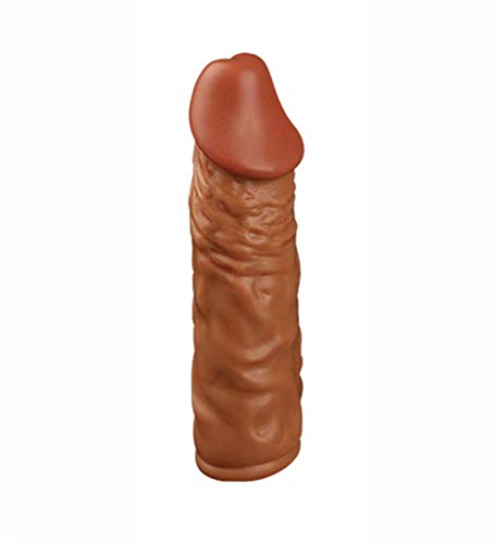 Multifunktionales Silikon-Doppelport-Kondom für Männer Realistisches Sexspielzeug für Penis-Verhütungsmittel zur Verlängerung der Muskellinie Sexspielzeug mit verzögerter Ejakulation 3 Stile (C)