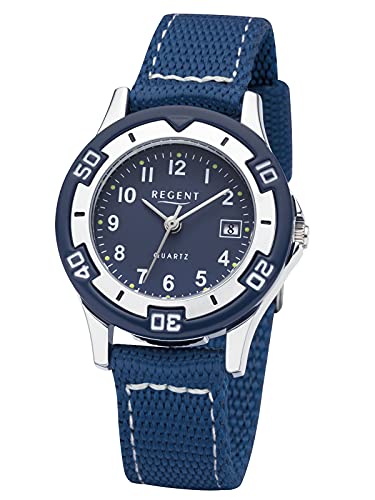 Regent Kinderuhr Jungen blau F-1366