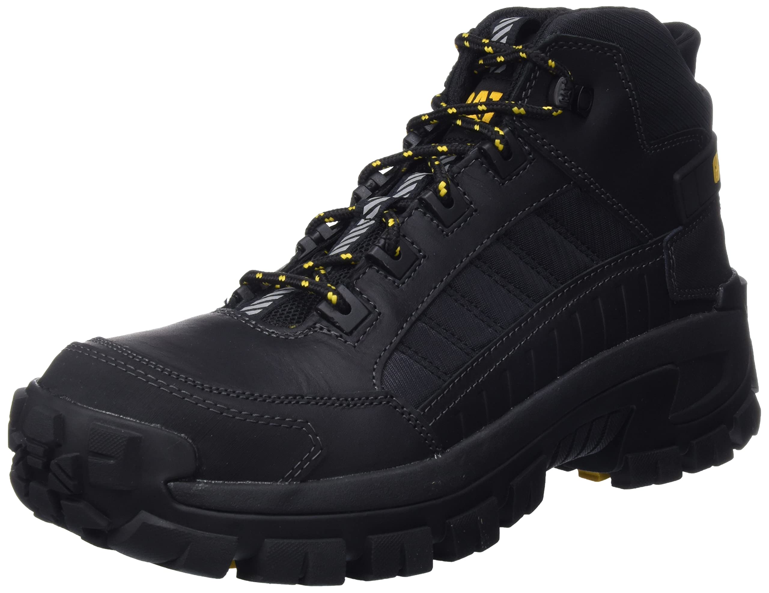 CAT Footwear Herren Invader Mid ST SB E FO HRO SRA Sicherheitsstiefel, Black, 45 EU