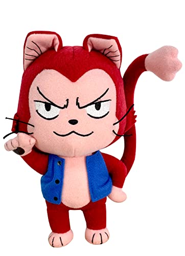 Great Eastern Entertainment GE-52935 Fairy Tail Lector Exceed Red Cat Plüsch, 20,3 cm, Mehrfarbig