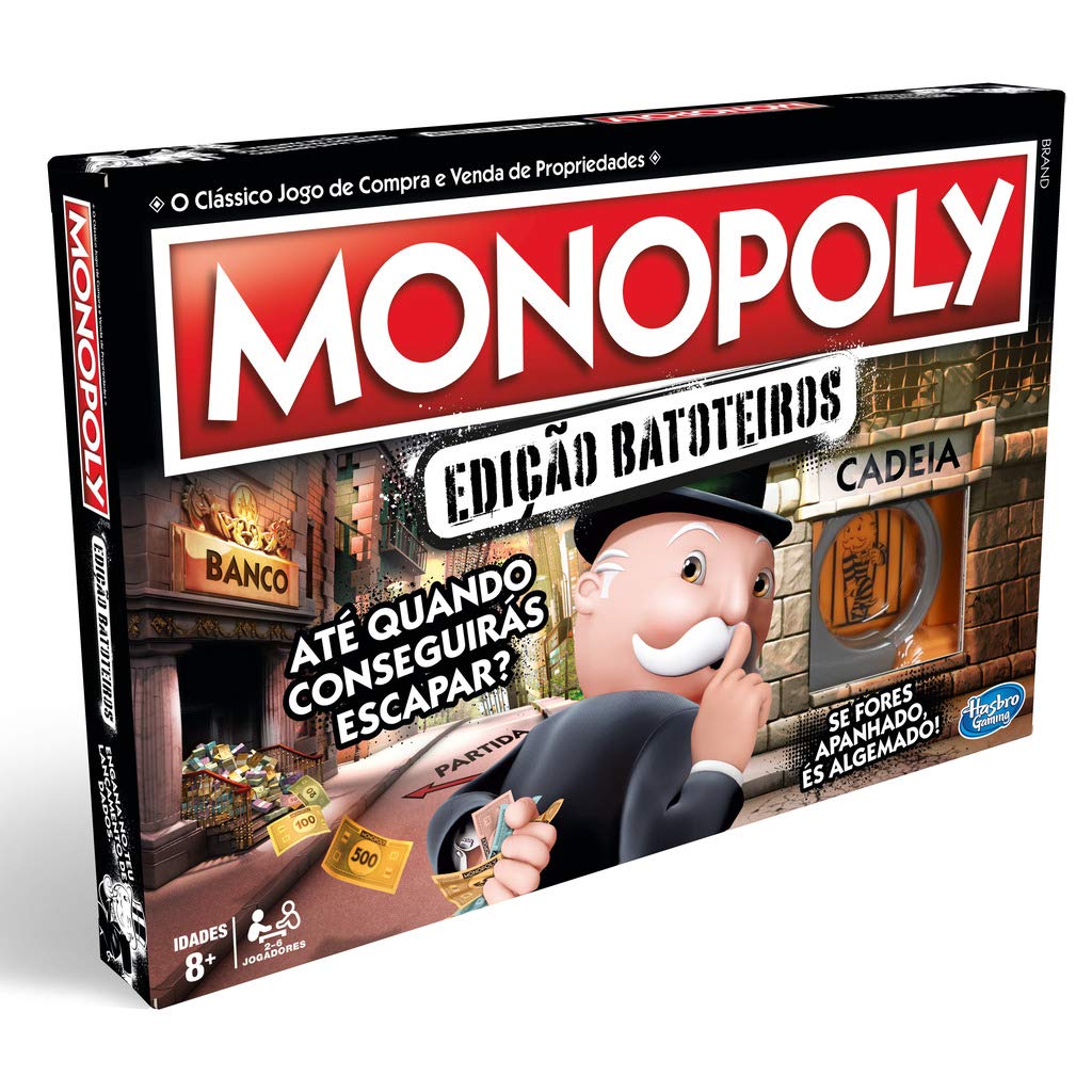 Hasbro Monopoly Bathsteire, Mehrfarbig, Portugiesische Version