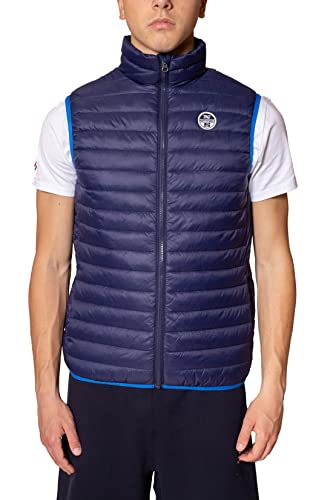 NORTH SAILS - Men's sleeveless down jacket with logo tape - Size M