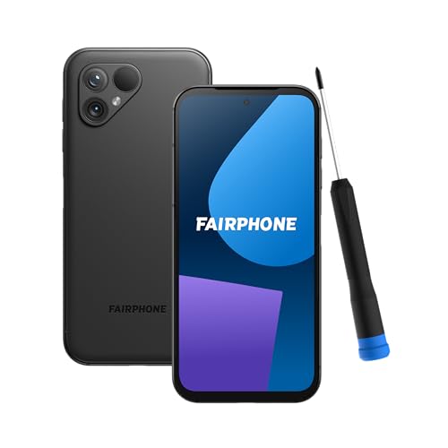 Fairphone 5 5G (8GB, 256GB) Mattes Schwarz