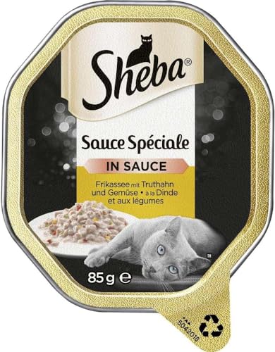 Sheba Speciale Frikassee mit Pute 22 x 85g Katzenfutter