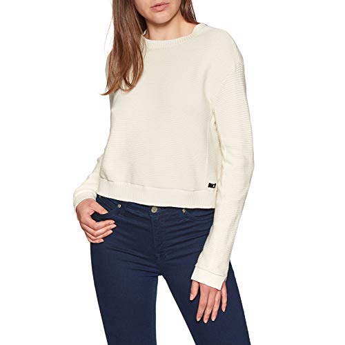 Hurley Damen W Weather Sweater Pullover, Pale Ivory, S