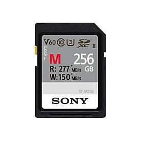 Sony SF-M Series SF-M256 - Flash-Speicherkarte - 256 GB - Video Class V60 / UHS-II U3 / Class10 - SDXC UHS-II