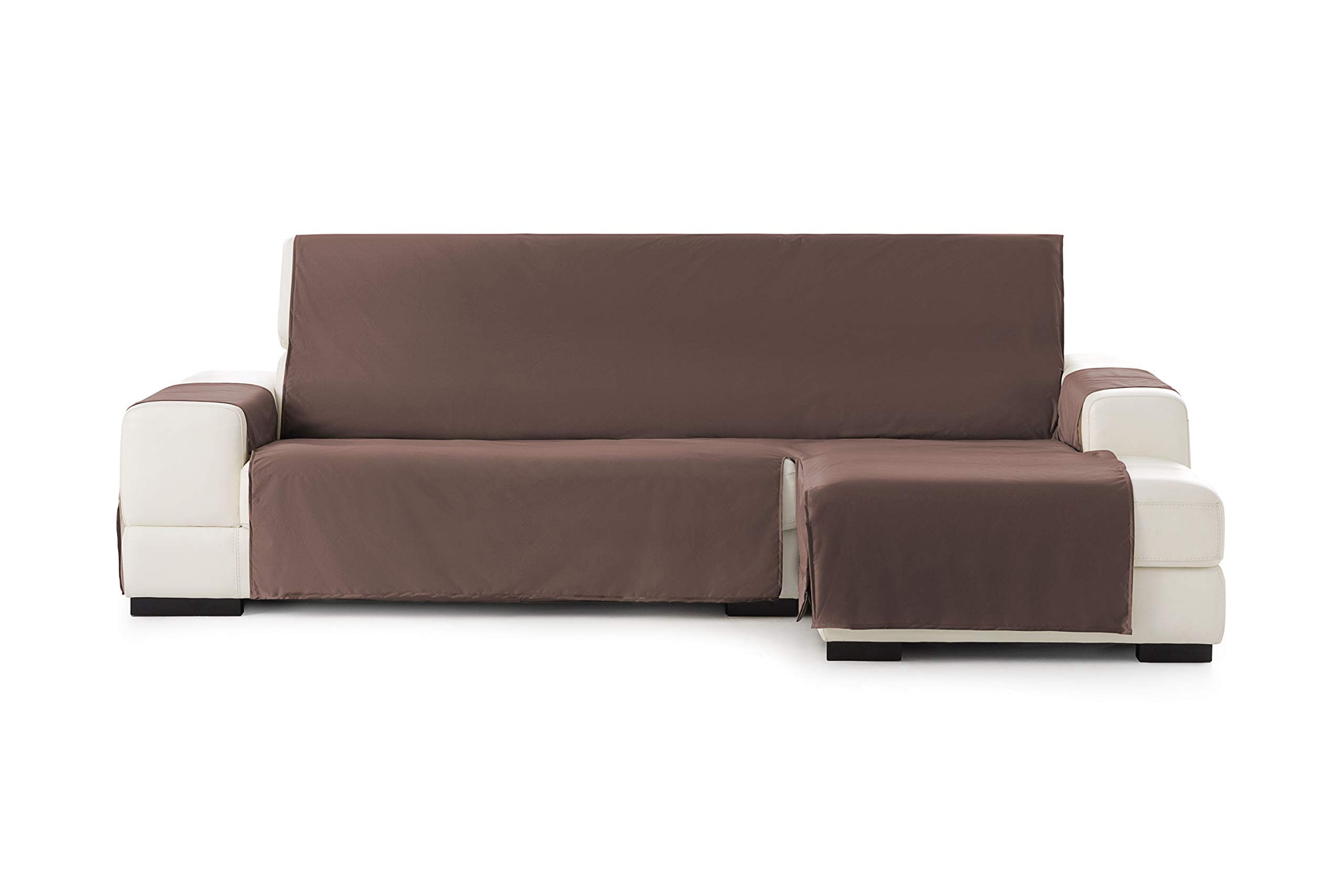 Eysa Somme Protect wasserdichte und atmungsaktive Sofa überwurf, 100% Polyester, braun, 290 cm