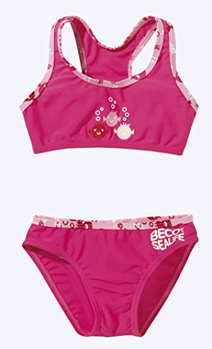 Beco Mädchen UV-Bikini Sealife, pink, 116