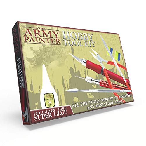 The Army Painter - Hobby Tool Kit | Werkzeugkasten für Anfänger | Messer, Feile, Bohrer, Fräser und andere Werkzeuge für Wargames, Rollenspiele und Tabletop Miniatur Modell Malerei