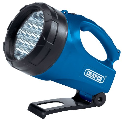 Draper 31940 LED-Taschenlampe/Laterne wiederaufladbar 19 LEDs mit Blei Akku