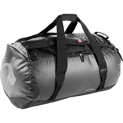 Tatonka Barrel XXL Reisetasche - 130 Liter - wasserfeste Tasche aus LKW-Plane mit Rucksackfunktion und großer Reißverschluss-Öffnung - Rucksacktasche - unisex - schwarz