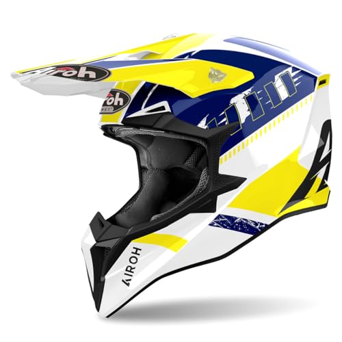 AIROH Wraaap Motocross-Helm, Multicolor, WRF18, Größe XS