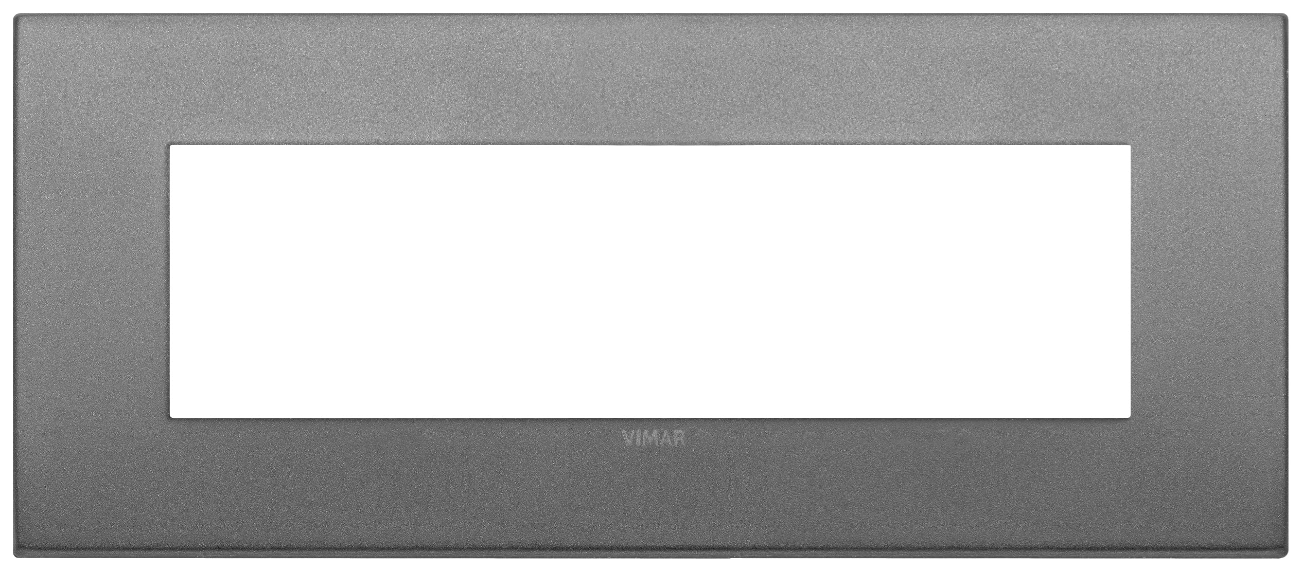 Vimar 19957.02 Arké fit Plate 7 Module, Metall, Schiefer matt