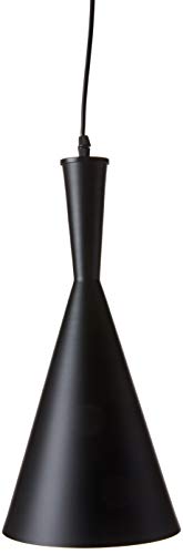 Jandei Trumpet Decke Lampe, 18 cm Durchmesser, Schwarz