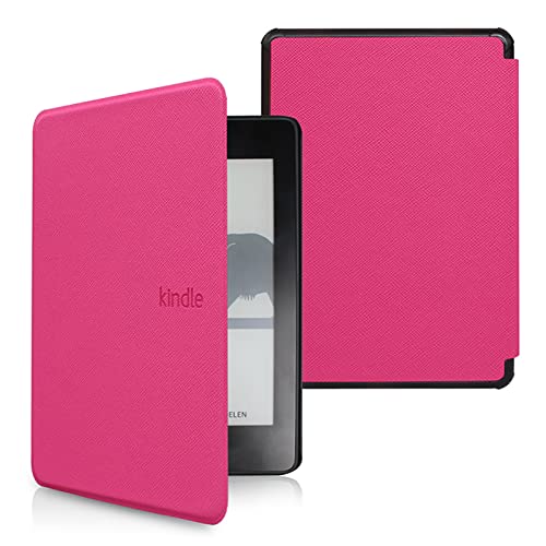 2021 Magnetic Portable Smart Case Für Amazon Kindle Paperwhite 5 11. Generation 6,8 Zoll Pu-Leder-Hülle Dünnste Leichteste, Rose, Für Paperwhite 5 11.
