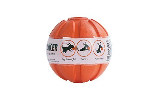 COLLAR Liker Unique Harmless Floaty Trainingsball für Hunde, leicht, Orange