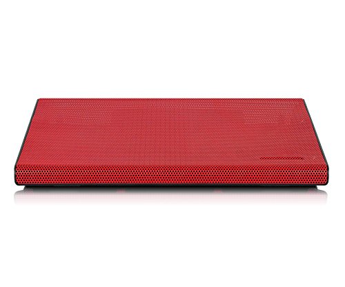Aluratek Slim USB Notebook Cooling Pad (unterstützt bis zu 43,2 cm) – Rot – acp01fr