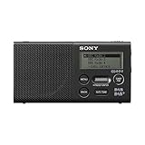 Sony XDR-P1DBP Taschenradio (DAB/DAB+, 20h Akku), Schwarz