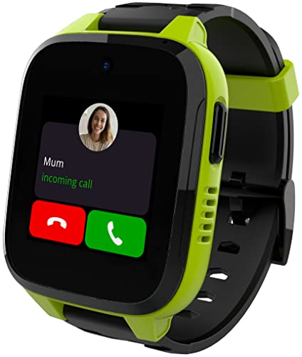 Xplora XGO 3 - wasserdichte Telefon Uhr für Kinder (mit SIM-Karte) - 4G, Anrufe, Nachrichten, Schulmodus, SOS-Funktion, GPS, Kamera, Schrittzähler - inkl kostenlosem Tarif-Vertrag für 3 Mon. (GRÜN)