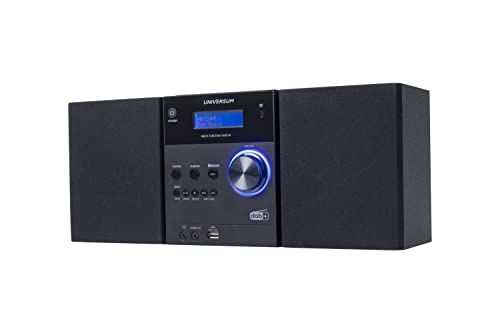 ROXX Stereoanlage mit CD, DAB+, UKW Radio, Bluetooth, AUX In und USB MC401 Black