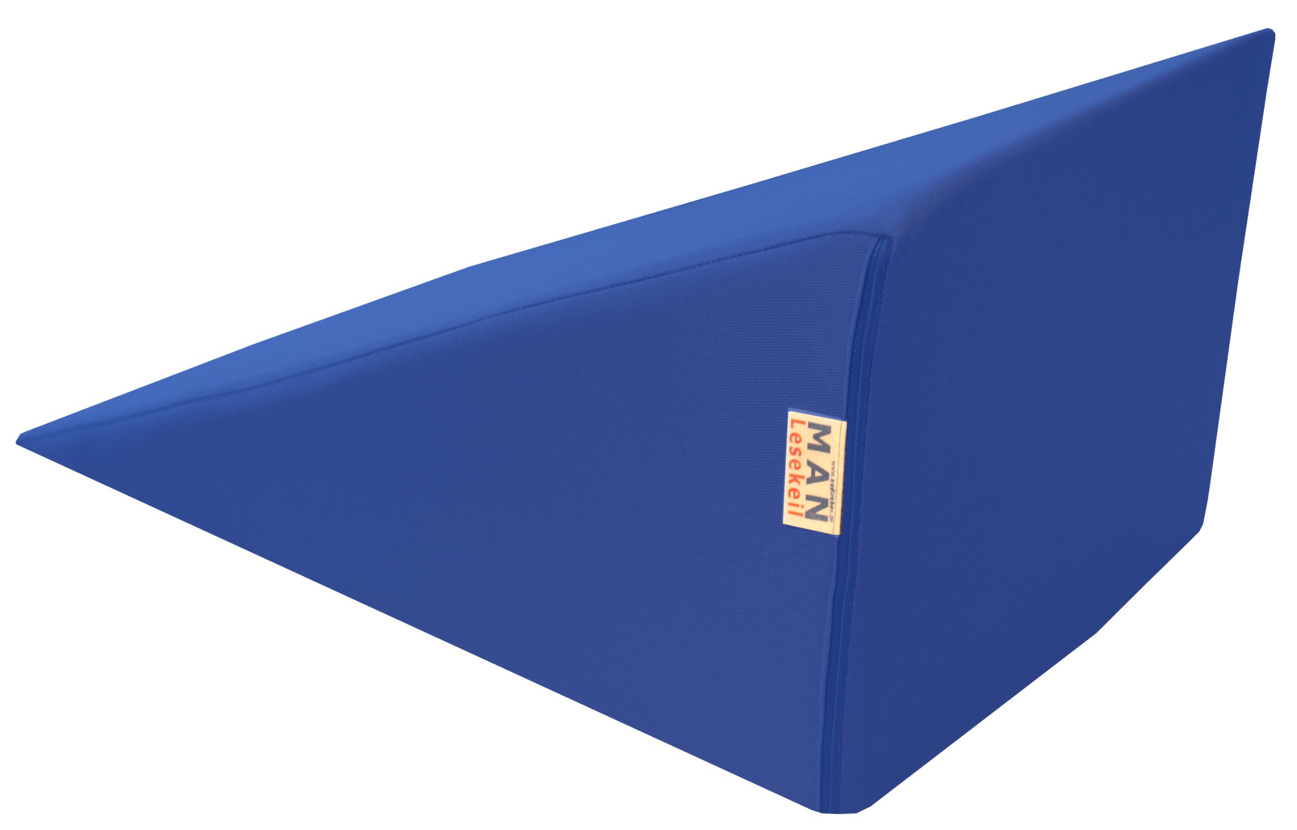 nudischer Lesekeil MAN170-45x30x Höhe 24 cm Bezug Farbe blau