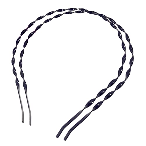 2 Stück Haarband Kopfbedeckung Unisex Wellenförmiges Frühlings-Outdoor-Sport-Stirnband Modisch (Color : I)