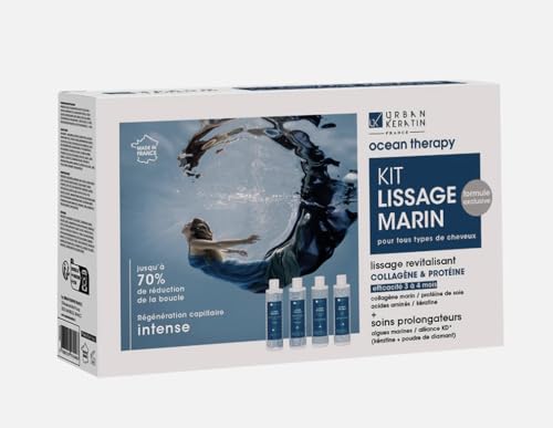 Urban Keratin - Mini-Set Ocean Therapy – Glättung und Pflege – 4 x 100 ml
