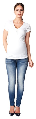 Noppies Damen Jeans OTB Skinny Tara Umstandsjeans, Blau (Stone Wash C295), 40 (Herstellergröße: 31)