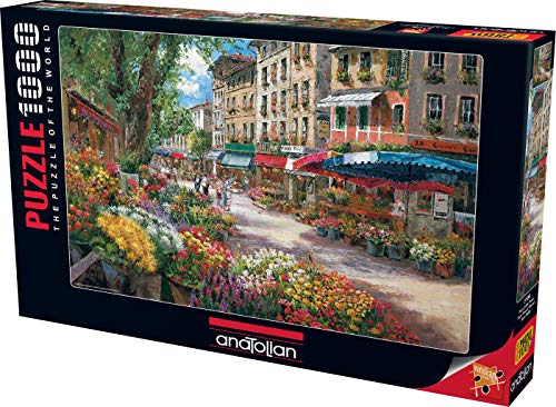 Anatolian/Perre Group ANA.3106 - Puzzle - Paris Flower Market, 1000-Teilig