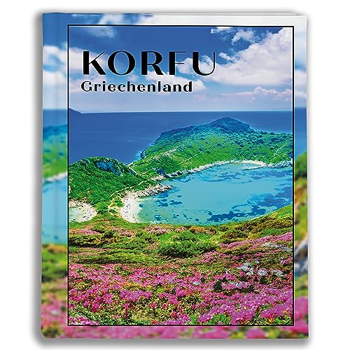 Urlaubsfotoalbum 10x15: Korfu, Fototasche für Fotos, Taschen-Fotohalter für lose Blätter, Urlaub Korfu, Handgemachte Fotoalbum