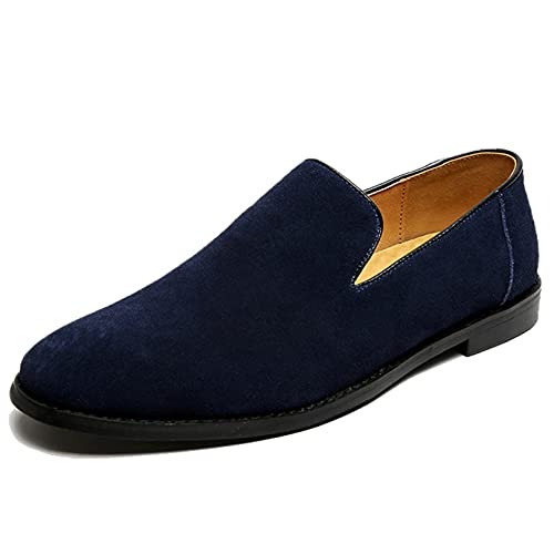 Jwans Männer Kleid Loafer Bequeme Leichte Einfarbige Spitzschuh Wildleder Flache Schuhe Business Hochzeit Formelle Schuhe