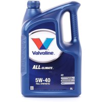 Valvoline Motoröl 5W-40, Inhalt: 5l, Synthetiköl 872277
