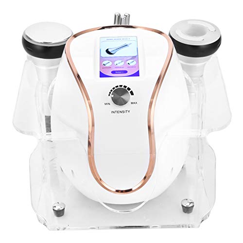 40K Körperschlankheits-Massagegerät, 3-in-1-Ultraschallkavitation RF Professionelles Gesichtskörper-Cellulite-Entfernungsmassagegerät Körperformungsmaschine Anti-Falten-Schönheitsmaschine fürHause(EU)