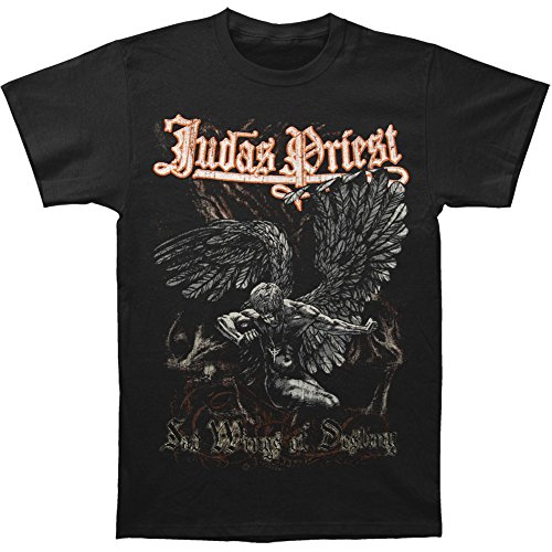 Judas Priest Herren T-Shirt mit traurigen Flügeln, kurzärmelig, Schwarz, XXL