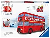 Ravensburger 3D Puzzle London Bus 12534 - 216 Teile - Das berühmte Fahrzeug Londons als 3D Puzzle für Erwachsene und Kinder ab 8 Jahren
