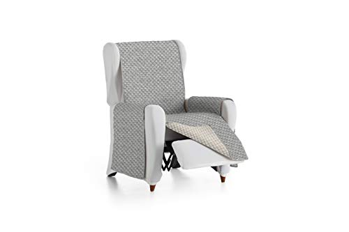 Eysa Mist Sofa überwurf, Polyester, C/6 grau, 1 Sessel 55cm. Geeignet für Sofas von 60 bis 110 cm