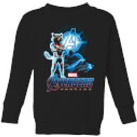 Avengers: Endgame Rocket Suit Kids' Sweatshirt - Schwarz - 7-8 Jahre - Schwarz