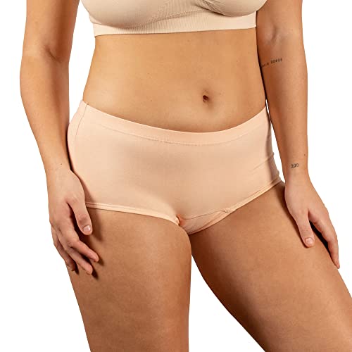 Conni Active, Unterwäsche mit zuverlässigem Schutz und hohem Komfort, weich und bequem, beige, Größe 18 (XXL)