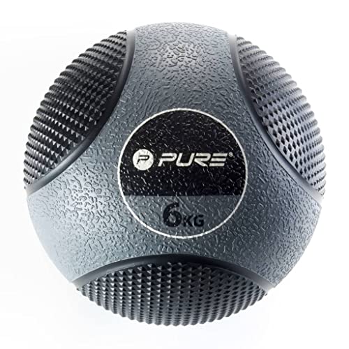 Pure2Improve - Medizinball 6kg, Trainingsball, Gymnastikball, Professionell Turnhalle Ball