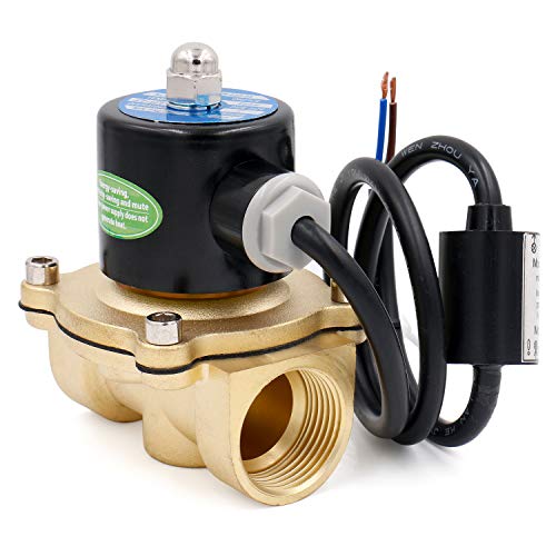 Heschen Messing Elektrisches Magnetventil 25 mm(1") AC 220 V Direct Action Wasser Air Gas Normalerweise geschlossen Ersatz-Ventil