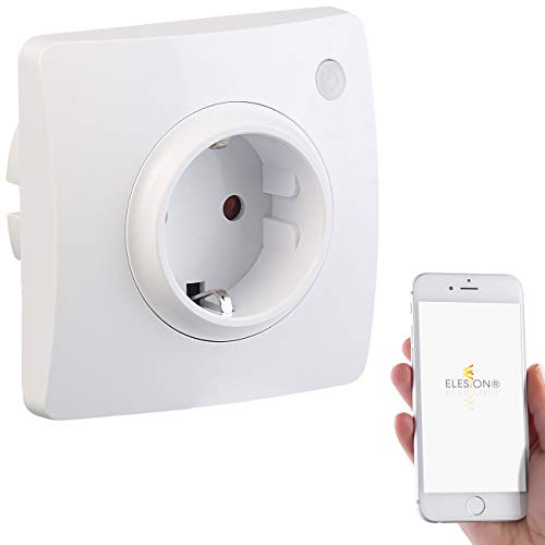 Luminea Home Control WiFi Steckdose Unterputz: WLAN-Unterputz-Steckdose mit App, für Siri, Alexa & Google Assistant (Schaltbare Steckdose Unterputz, Smart Home Steckdose Unterputz, Fernbedienungen)