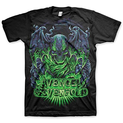 Avenged Sevenfold Herren T-Shirt- Dare to Die- Schwarz - Small