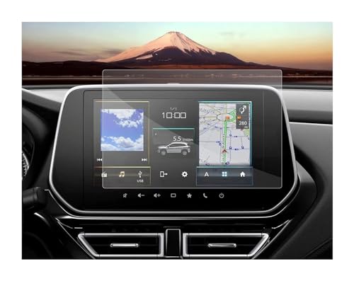 2PCS Für Suzuki Für S-kreuz 2022 2023 PET Screen Protector Film Auto Radio GPS Navigation Innen Zubehör Navigation Schutzfolie (Size : 9inch)