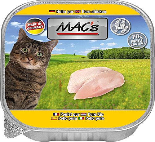 Sparpaket MAC's Cat Schale 32 x 100 g - Huhn Pur