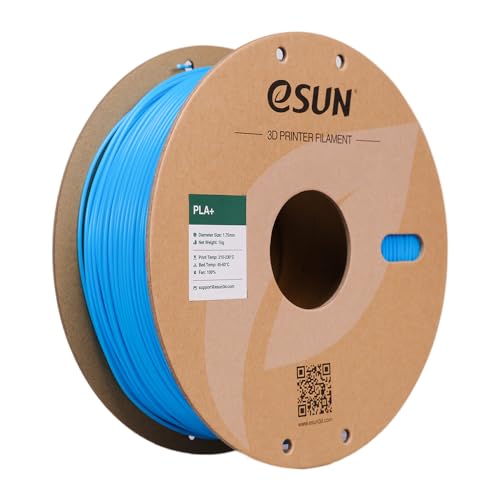 eSun PLA+ Filament, PLA Plus 3D-Drucker Filament, 1.75mm / 1kg - Hellblau (light blue)