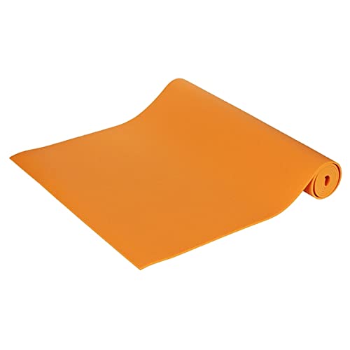 Yogamatte Premium 200 x 60 x 0, 3 cm Made in Germany, orange